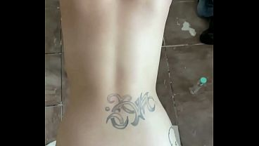 Image Young slut cheats on her boyfriend by fucking an older man at the trap house