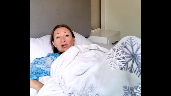 Image Holiday Morning Bliss: Busty Natural Mature Beauty Shares the Best Gift With You