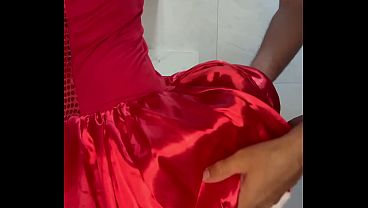 Image Christmas came and I ate the ass of my wife's married friend, who said she had never given her ass before.