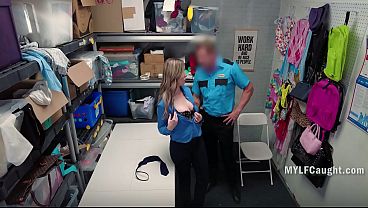 Image Female Cop Hesitates When Male Colleague Persists