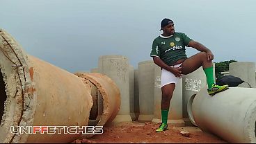 Image Masturbation in the street after the game.