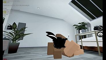 Image Horny femboy getting used like a fucktoy on Roblox Condo