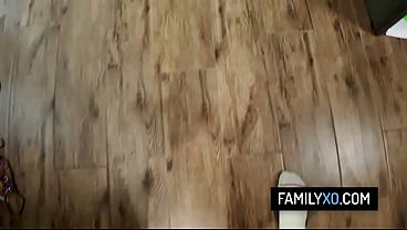 Image Stepdaughter dressed in slutty Halloween costume rides on stepdad's cock - Sera Ryder