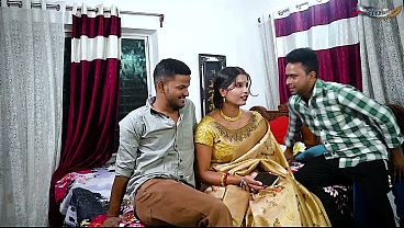 Image DESI MALLU BHABHI HADCORE THREESOME SEX WITH HER LOCAL TWO DEBAR WHEN SHE WAS ALONE AT HOME FULL MOVIE ( HINDI AUDIO )