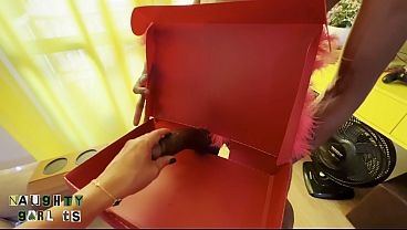 Image A big surprise: black big cock as a gift for tranny ass