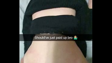 Image Pregnant MILF pays boyfriends Debt Over Snapchat - Cuckold Captions