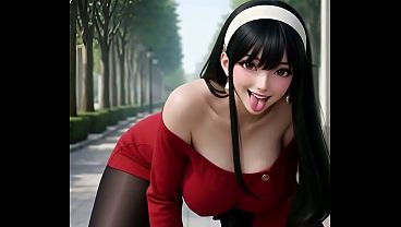 Image Yor Forger cobra vida y es muy sexy