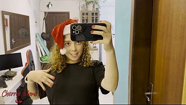 Image J&aacute_ pensou ganhar minha bucetinha de natal? Me masturbei at&eacute_ esguichar (Squirt)