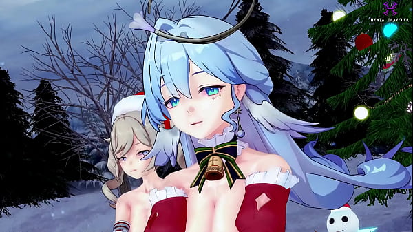 Image Pussyverse: MMD All I Want for Christmas Is You (Robin, Astra Yao, Barbara)