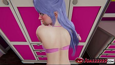 Image Hot Anime Girl Miwa in Stockings 3D Hentai - Doggystyle POV Sex Near Wall, Desk Side Pose Sex with Close-Up Views, and Lifting Tied Intense Sex Ending with Creampie