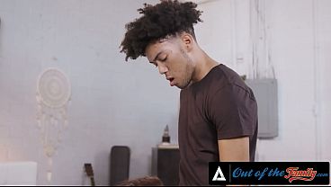 Image OUT OF THE FAMILY - Busty MILF Natasha Nice Offers Her Huge Tits To Eat To Her Teen Stepson