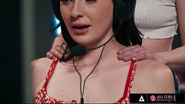 Image ALL GIRL MASSAGE - Sexy Gamer Stops Her Stream For Hot Sex With Her Naughty Roommate