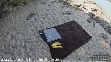 Image POV Vacation Blowjob and Beach Sex with Matty Mila Perez &ndash_ Hot Sticky Creampie on a Nude Shore