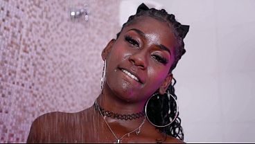 Image Jenny Pretinha - A 20yo dark-skinned beauty with perfect breasts pays for a trip with rough anal sex for a guy with a huge cock (wet version) AT018 (part 1)