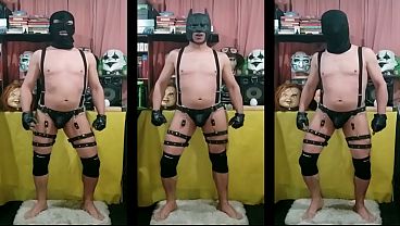 Image BatSexy con lenceria de cuero rico culito