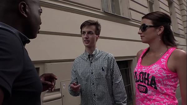 Image A poor guy watches his wife's ass and pussy being used by a strange Black man, then licks up his cum left on her