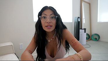 Image Big titty latina step sis trades ANAL for some weird present - Cami Strella & Lev Lieben