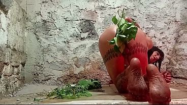 Image Shoving Tree Branches In My Ass!!