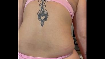 Image Jumping on step son big dick, lick his big balls and finish on my tits