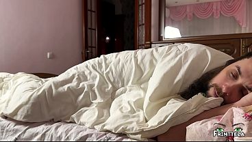 Image StepMom came to StepSon's house after New Years party and fuck in Share Bed till Cum inside