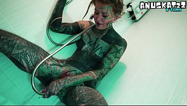 Image Solo Teen Masturbation Testing My New Shower Wand Toy