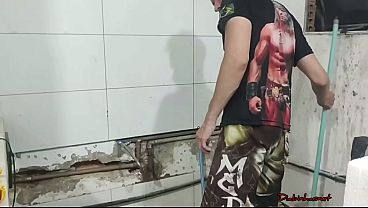 Image NA OBRA PE&Atilde_O RECLAMA DO TRABALHO,COME A PATROA COMO PAGAMENTO V&Iacute_DEO COMPLETO NO RED