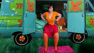 Image Granny Carmen's Velma Dinkley: Cock Sucking, 2 Position Fucking Creampied Sleuth Slut