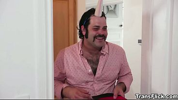 Image Michael DelRay and Avery Lust  find themselves shoved into a closet together and start making out and gets into hot anal sex