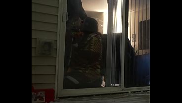 Image Neighborhood Slut Gets a Massive Load