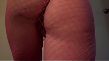 Image Italian Horny milf Artemisia Love wearing a fishnet and making her ass dance