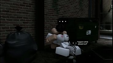 Image Breeding a Horny Cow Girl in an Alley (Roblox)