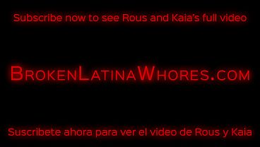 Image Busty Latina Babe Rous And Tiny 4'9 Kaia Suffer Through Brutal Double Date Together