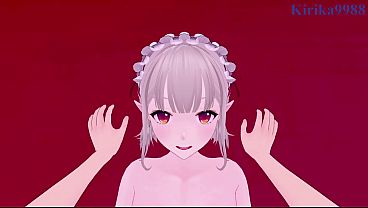 Image Elu and Onomachi Haruka intense sex. - Nijisanji VTuber POV Hentai
