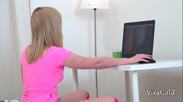 Image Tender Blonde was Treated with Dick and Cum in Mouth