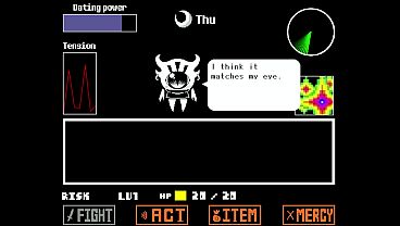 Image Undertale dating start part 1
