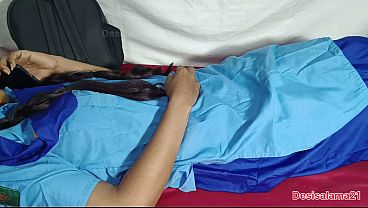 Image The school teacher was called to the house by phone, and to get better grades, she was forced to have sex, both pussy and anal fuking Hard XVIDEOS hindi audio darty tilk XXX