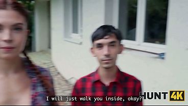 Image HUNT4K. Redhead babe showed her pussy and then this happened...