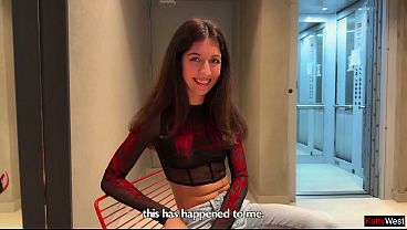 Image I love to Walking Covered in Cum ! Please Cum on my Face! - Public Cumwalk on Street