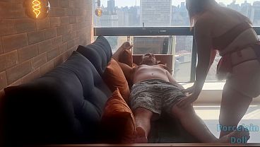 Image Santa's helper having sex on Christmas morning