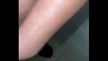 Image Hot Latin guy Mejicanito is having a hard time to find a spot where to masturbate, so has to be quick jerking in the bathroom, very hot warm cum with nice orgasm