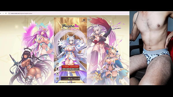 Image Megaha:Re gameplay. My dick got really hard from the sound and the big tits. Available on Nutaku.