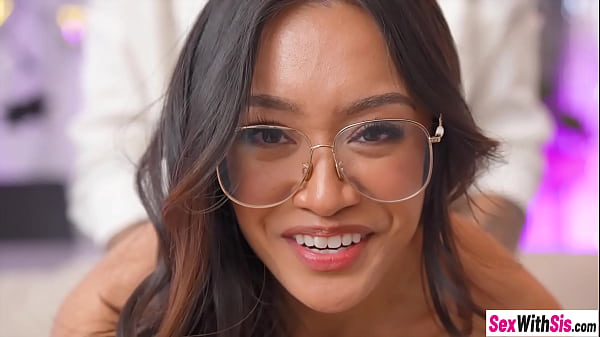 Image Petite Asian girl Jade Kimiko getting fucked hard by her naughty big dick stepbrother