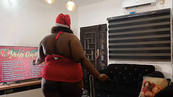 Image Amateur Couple Xmas themed oiled handjob - Mara Exotic