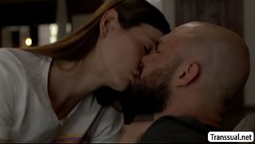 Image Horny brunette TS wants a big dick in her butthole