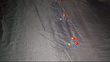 Image African Black Guy splashes sperm on his sheets