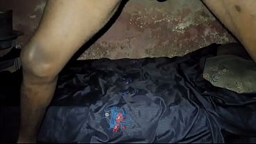 Image African Black Guy Going hungry with his Bed