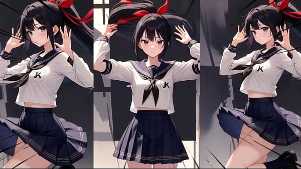 Image Korean Anime woman with JK AI