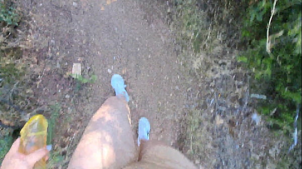 Image Latina naked outdoors fucks stranger with cock sleeve forest