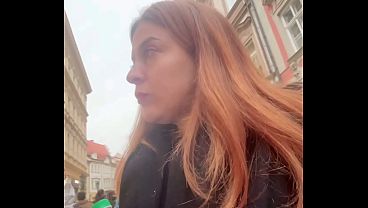 Image In Prague, Czech Republic, 2025 A este video le llame Libertad mis tetas rosadas hinchadas del placer