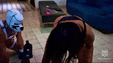 Image PUTA CASADA DEU A BUCETA PRA UM CADEIRANTE E DEPOIS METEU UM DILDO NO PUPPY, TRISAL COM DOGPLAY E MUITO FETICHE BDSM